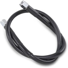 UNIVERSAL BRAKE LINE BLACK VINYL COATED STAINLESS STEEL DOT AN-3 22"