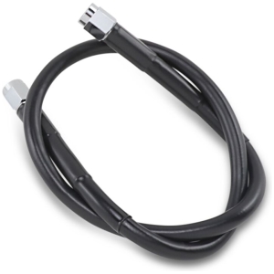 UNIVERSAL BRAKE LINE BLACK VINYL COATED STAINLESS STEEL DOT AN-3 22"