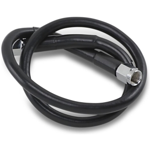 UNIVERSAL BRAKE LINE BLACK VINYL COATED STAINLESS STEEL DOT AN-3 23"