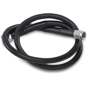 UNIVERSAL BRAKE LINE BLACK VINYL COATED STAINLESS STEEL DOT AN-3 25"