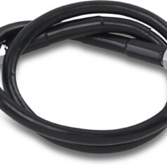 UNIVERSAL BRAKE LINE BLACK VINYL COATED STAINLESS STEEL DOT AN-3 26"