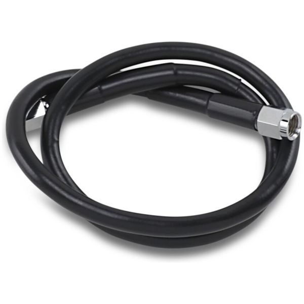 UNIVERSAL BRAKE LINE BLACK VINYL COATED STAINLESS STEEL DOT AN-3 26"
