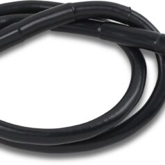 UNIVERSAL BRAKE LINE BLACK VINYL COATED STAINLESS STEEL DOT AN-3 28"