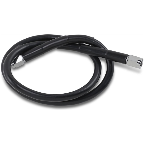 UNIVERSAL BRAKE LINE BLACK VINYL COATED STAINLESS STEEL DOT AN-3 28"