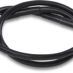 UNIVERSAL BRAKE LINE BLACK VINYL COATED STAINLESS STEEL DOT AN-3 30"