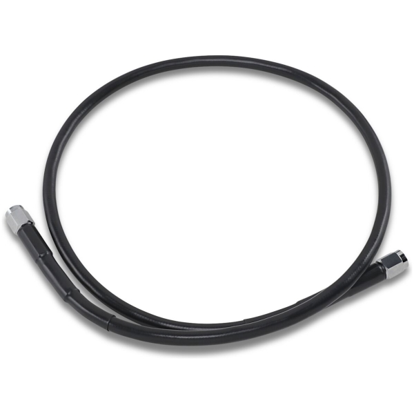 UNIVERSAL BRAKE LINE BLACK VINYL COATED STAINLESS STEEL DOT AN-3 32"