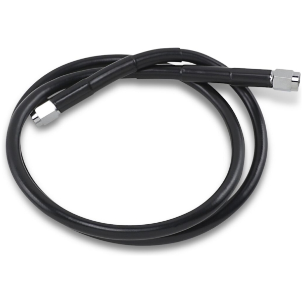 UNIVERSAL BRAKE LINE BLACK VINYL COATED STAINLESS STEEL DOT AN-3 36"