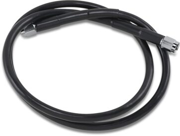 UNIVERSAL BRAKE LINE BLACK VINYL COATED STAINLESS STEEL DOT AN-3 38"