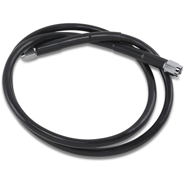 UNIVERSAL BRAKE LINE BLACK VINYL COATED STAINLESS STEEL DOT AN-3 38"