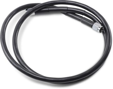 UNIVERSAL BRAKE LINE BLACK VINYL COATED STAINLESS STEEL DOT AN-3 40"