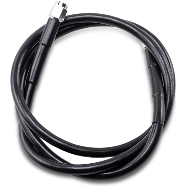 UNIVERSAL BRAKE LINE BLACK VINYL COATED STAINLESS STEEL DOT AN-3 42"