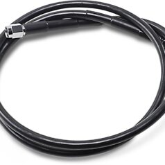 UNIVERSAL BRAKE LINE BLACK VINYL COATED STAINLESS STEEL DOT AN-3 43"