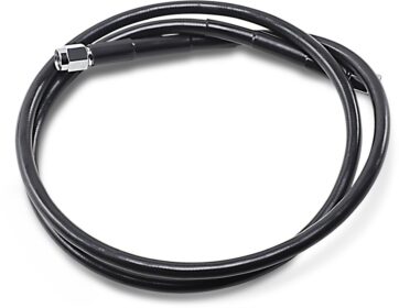 UNIVERSAL BRAKE LINE BLACK VINYL COATED STAINLESS STEEL DOT AN-3 43"