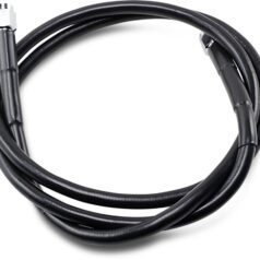 UNIVERSAL BRAKE LINE BLACK VINYL COATED STAINLESS STEEL DOT AN-3 44"