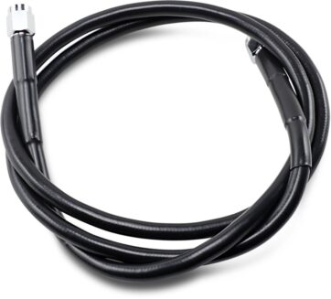UNIVERSAL BRAKE LINE BLACK VINYL COATED STAINLESS STEEL DOT AN-3 44"