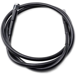 UNIVERSAL BRAKE LINE BLACK VINYL COATED STAINLESS STEEL DOT AN-3 46"