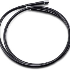 UNIVERSAL BRAKE LINE BLACK VINYL COATED STAINLESS STEEL DOT AN-3 47"