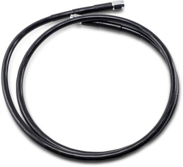 UNIVERSAL BRAKE LINE BLACK VINYL COATED STAINLESS STEEL DOT AN-3 47"