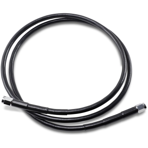 UNIVERSAL BRAKE LINE BLACK VINYL COATED STAINLESS STEEL DOT AN-3 54"