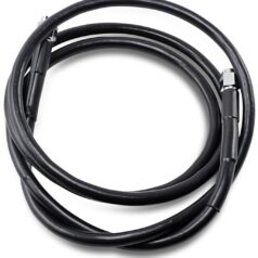 UNIVERSAL BRAKE LINE BLACK VINYL COATED STAINLESS STEEL DOT AN-3 60"