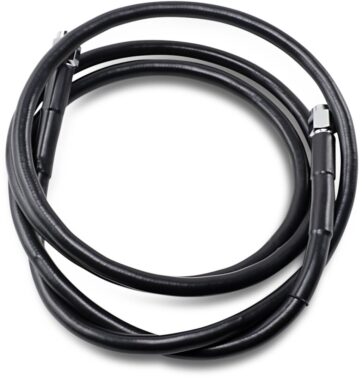 UNIVERSAL BRAKE LINE BLACK VINYL COATED STAINLESS STEEL DOT AN-3 60"