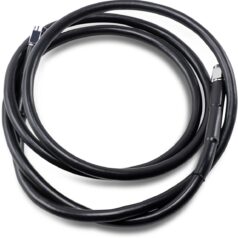 UNIVERSAL BRAKE LINE BLACK VINYL COATED STAINLESS STEEL DOT AN-3 62"