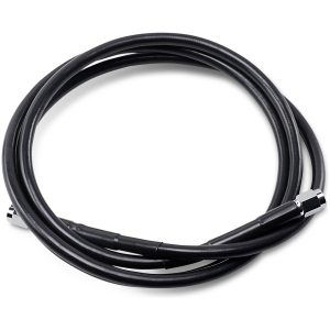 UNIVERSAL BRAKE LINE BLACK VINYL COATED STAINLESS STEEL DOT AN-3 64"