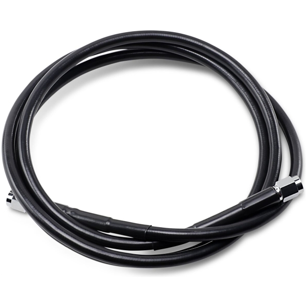 UNIVERSAL BRAKE LINE BLACK VINYL COATED STAINLESS STEEL DOT AN-3 64"