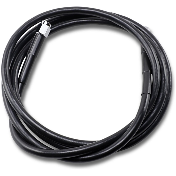 UNIVERSAL BRAKE LINE BLACK VINYL COATED STAINLESS STEEL DOT AN-3 68"