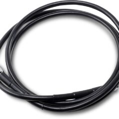 UNIVERSAL BRAKE LINE BLACK VINYL COATED STAINLESS STEEL DOT AN-3 70"