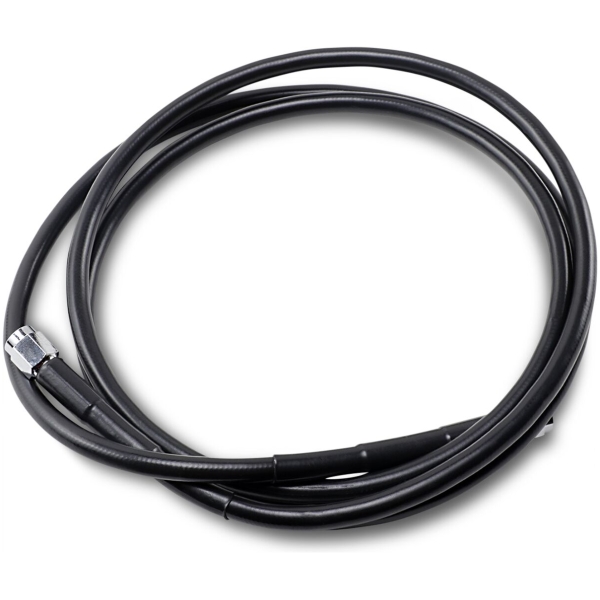 UNIVERSAL BRAKE LINE BLACK VINYL COATED STAINLESS STEEL DOT AN-3 70"