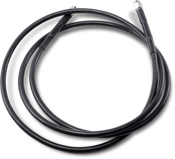 UNIVERSAL BRAKE LINE BLACK VINYL COATED STAINLESS STEEL DOT AN-3 71"