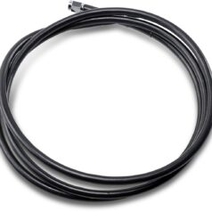 UNIVERSAL BRAKE LINE BLACK VINYL COATED STAINLESS STEEL DOT AN-3 72"