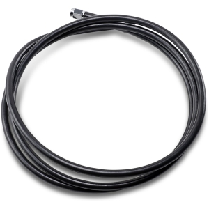 UNIVERSAL BRAKE LINE BLACK VINYL COATED STAINLESS STEEL DOT AN-3 72"