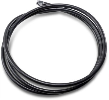 UNIVERSAL BRAKE LINE BLACK VINYL COATED STAINLESS STEEL DOT AN-3 72"