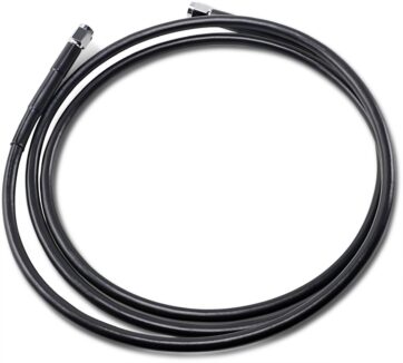 UNIVERSAL BRAKE LINE BLACK VINYL COATED STAINLESS STEEL DOT AN-3 74"