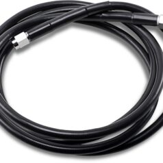 UNIVERSAL BRAKE LINE BLACK VINYL COATED STAINLESS STEEL DOT AN-3 76"