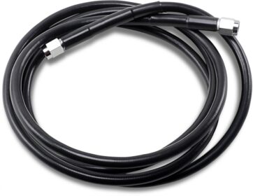 UNIVERSAL BRAKE LINE BLACK VINYL COATED STAINLESS STEEL DOT AN-3 76"