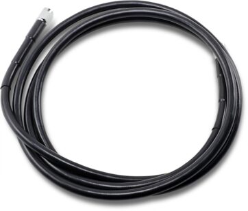 UNIVERSAL BRAKE LINE BLACK VINYL COATED STAINLESS STEEL DOT AN-3 80"