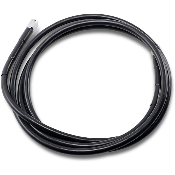UNIVERSAL BRAKE LINE BLACK VINYL COATED STAINLESS STEEL DOT AN-3 80"