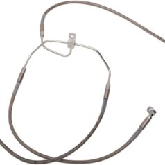 FRONT BRAKE LINE STAINLESS STEEL EXTENDED 6"
