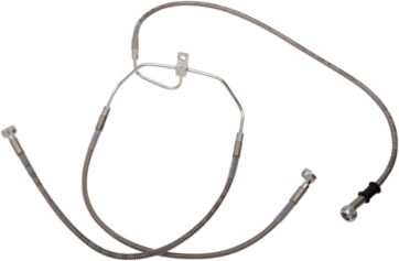 FRONT BRAKE LINE STAINLESS STEEL EXTENDED 6"