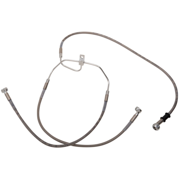 FRONT BRAKE LINE STAINLESS STEEL EXTENDED 6"