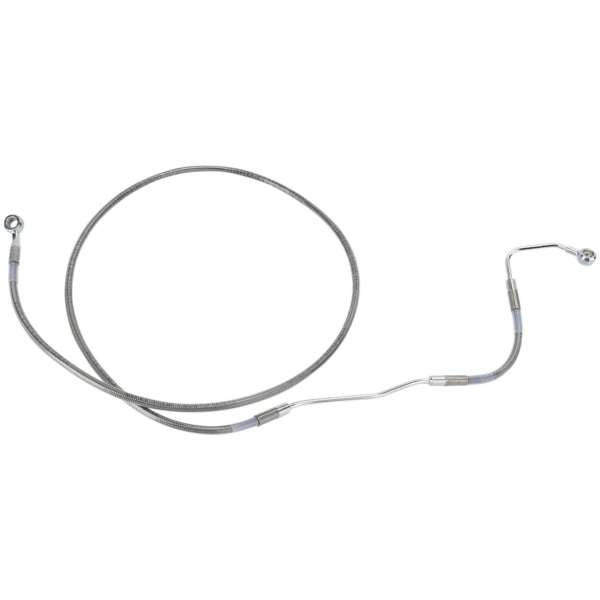 FRONT UPPER BRAKE LINE STAINLESS STEEL EXTENDED 4"