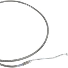 FRONT UPPER BRAKE LINE STAINLESS STEEL EXTENDED 6"