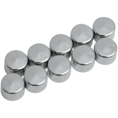 CHROME SOCKET-HEAD ALLEN BOLT COVER 3/16"