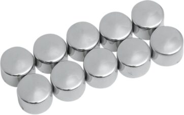 CHROME SOCKET-HEAD ALLEN BOLT COVER 1/4"