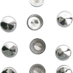 CHROME HEX BOLT/NUT COVER 1/2"