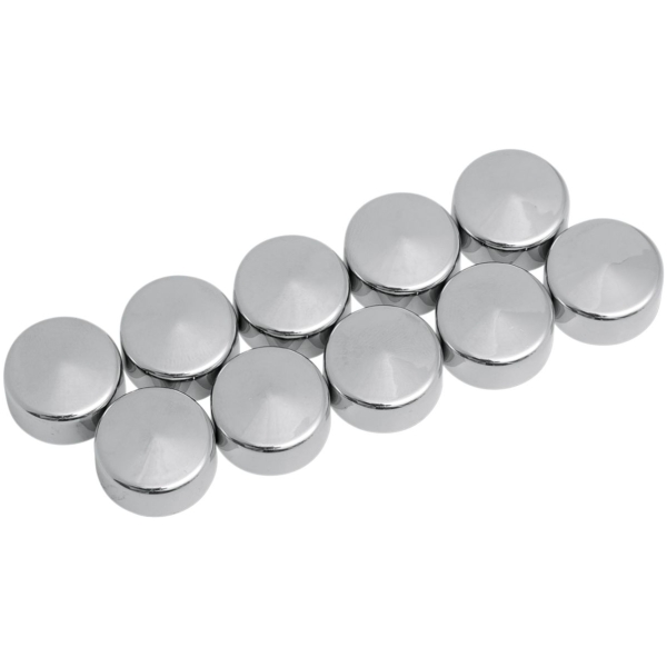 CHROME HEX BOLT/NUT COVER 9/16"