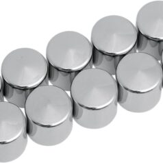 CHROME HEX BOLT/NUT COVER DEEP 9/16"